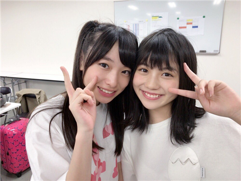 【朗報】久保怜音ちゃんと小畑優奈ちゃんの組み合わせ←大場美奈「最強に可愛い組み合わせ発見」【画像】